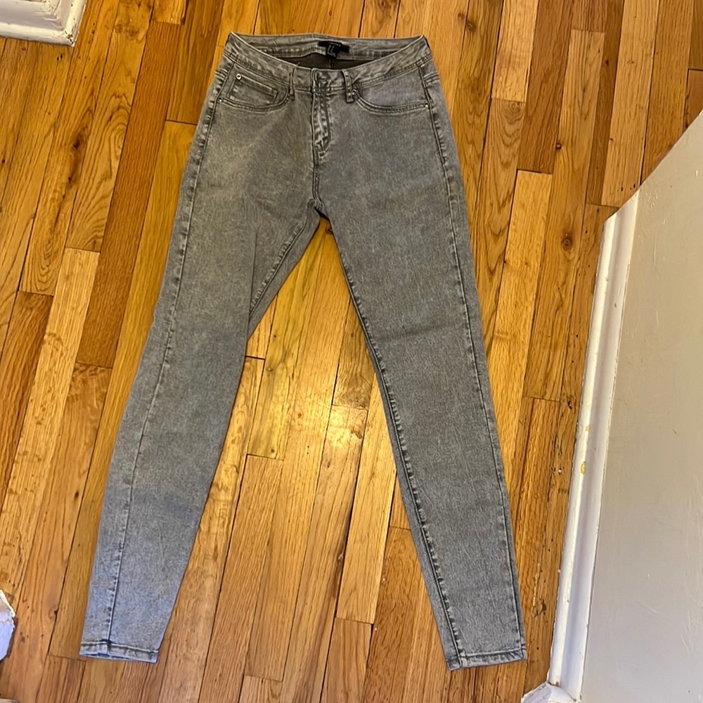 Forever 21 Gray wash jeans